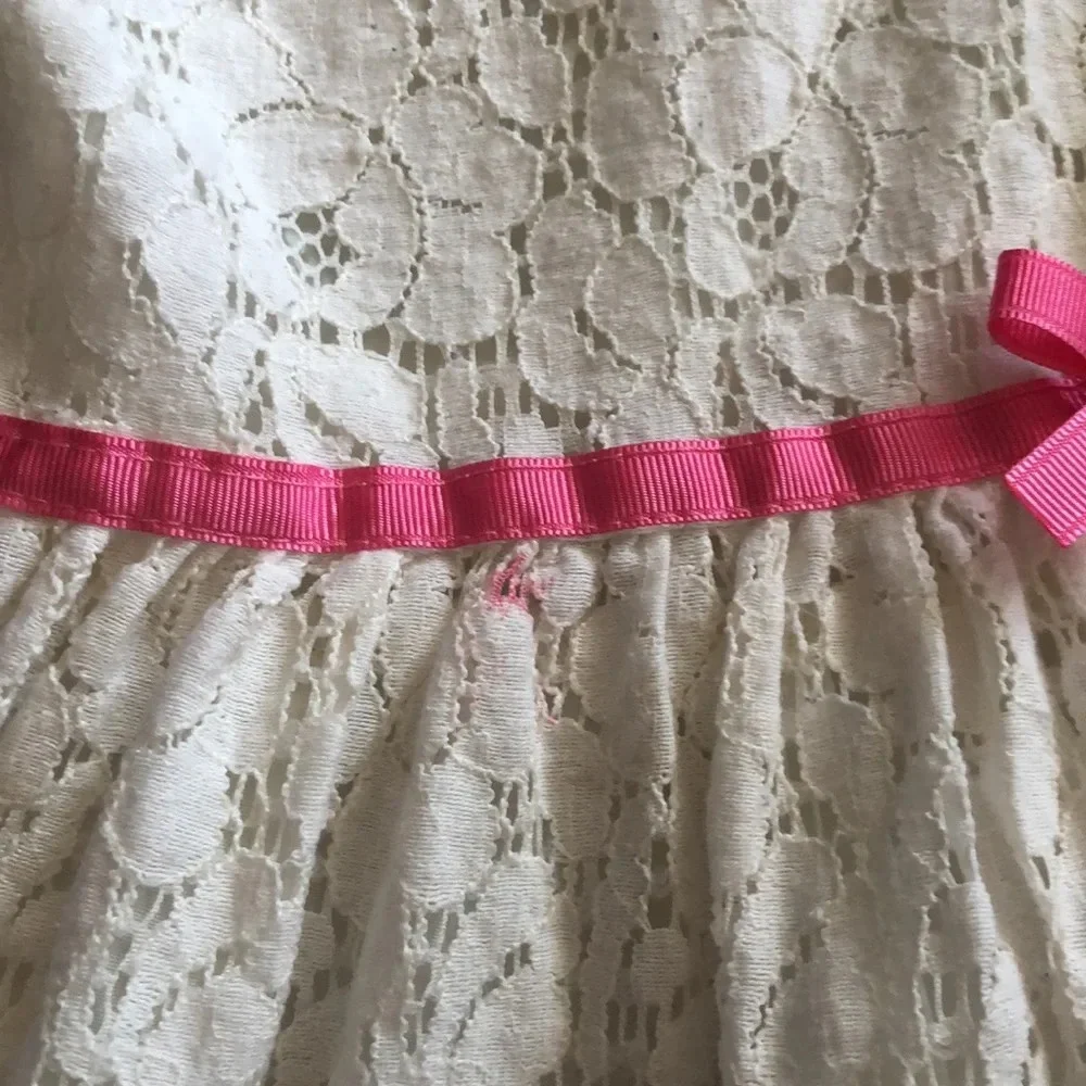 🍭3/$20🍭Vintage White lace dress - Picture 5 of 5